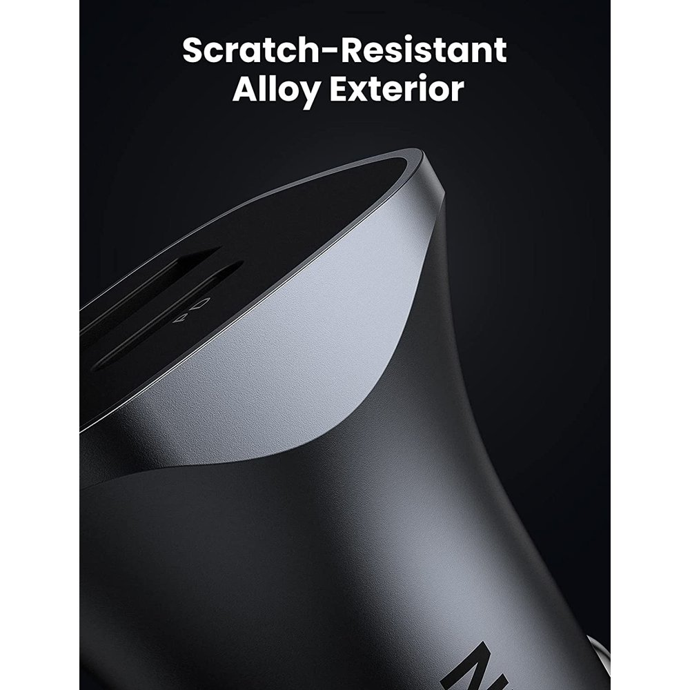 მანქანის დამტენი UGREEN CD130 (40858), 30W, USB, USB-C, Type-c, Space Gray