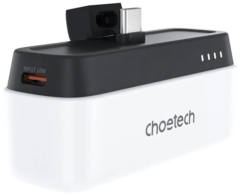 Choetech B740 PD20W 5000mAh Mini Power Bank with Type-C Plug White
