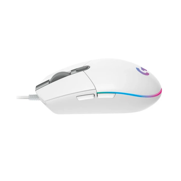 მაუსი - G102, LOGITECH  LIGHTSYNC RGB Gaming Mouse , 200–8,000 dpi, 6 buttons,  2.1 m  WHITE (L910-005824 )