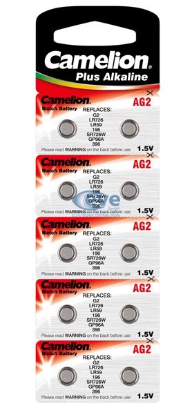 4400 Camelion Alkaline (mercury free) AG4 ელემენტი-ღილაკი, 10ც შეკრა AG4-BP10(0%HG)