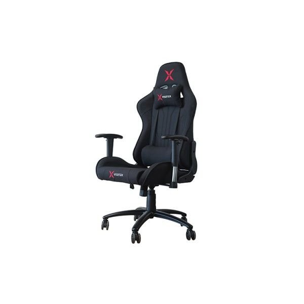 გეიმერული სავარძელი: Vertex Turu Gaming Chair Black Fabric