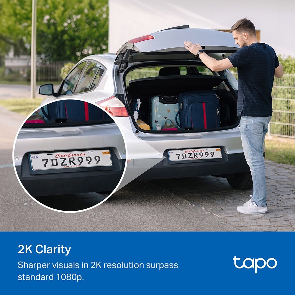 კამერა, Tapo C410 KIT, TP-Link, 2K,3MP გაფართოების  გარე გამოყენების მზის ენერგიაზე მომუშავე  ღამის ხედვით .