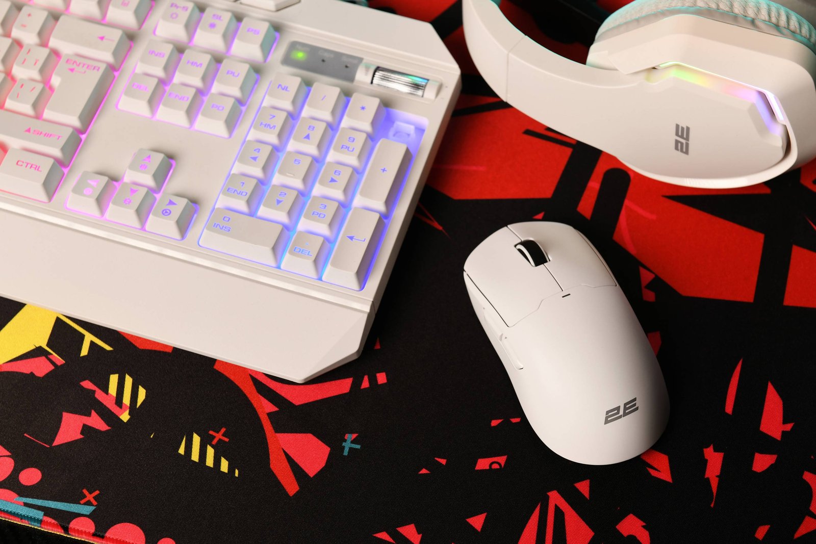 2E GAMING Mouse MG355 WL, USB-A/WL, white