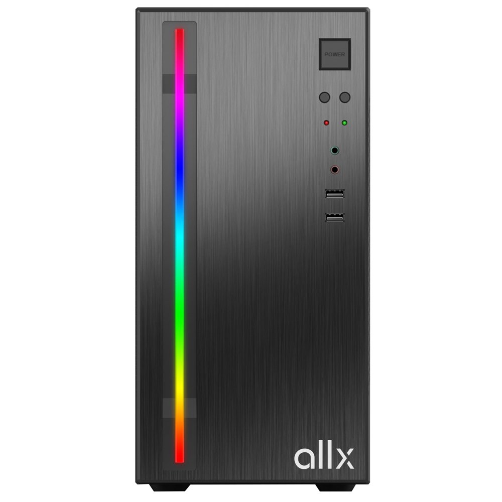 ქეისი ALLX AX-B1735, Computer Case, Micro-ATX, ITX, USBx2, AUDIO, Black