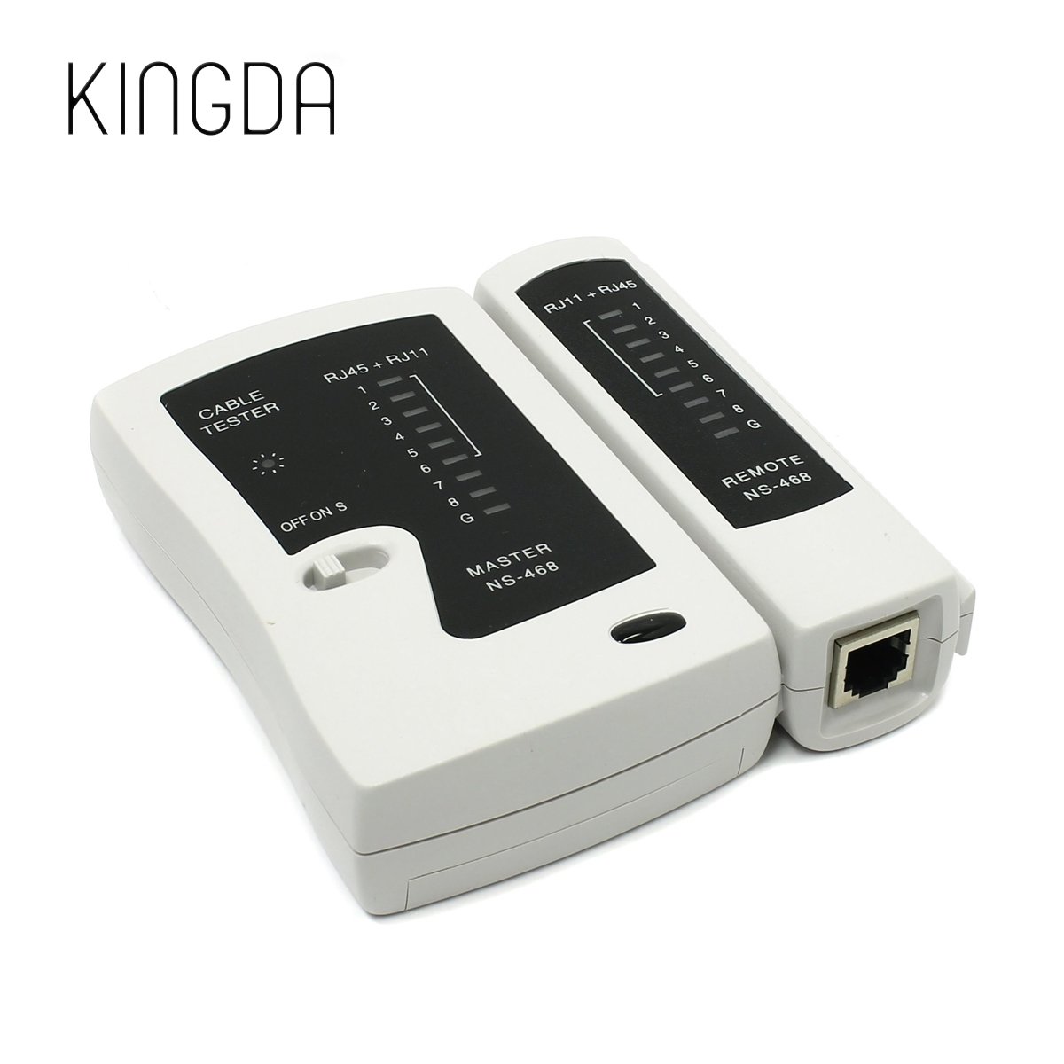 ხელსაწყო NS-468 (KD-CT005), KINGDA, Cable Tester With RJ45/RJ12/RJ11