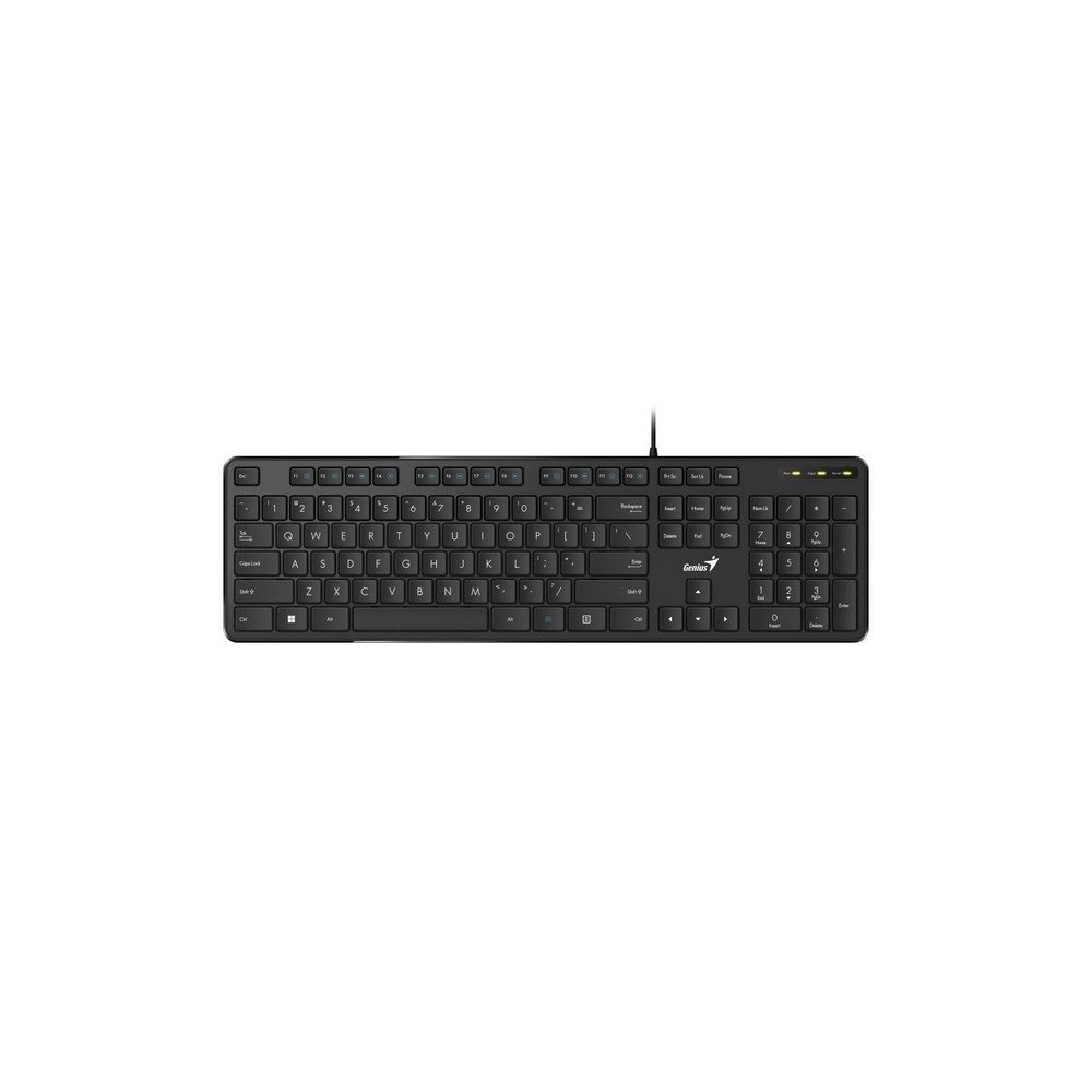 კლავიატურა,  SlimStar M200, Genius, slim, USB, შავი.