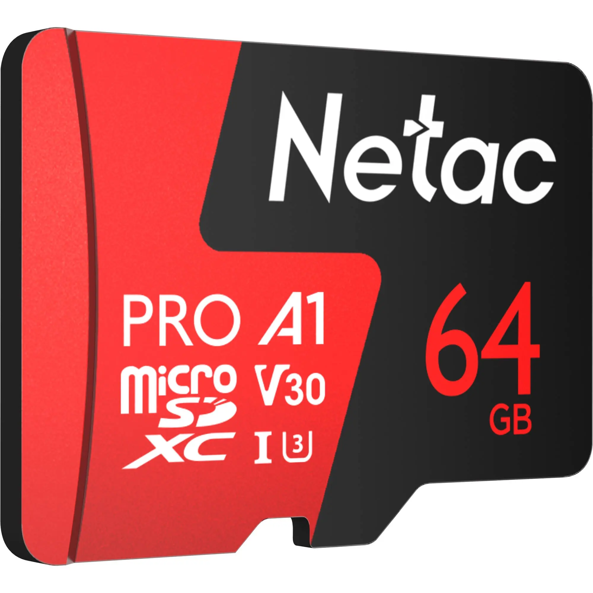 მეხსიერების ბარათი,  P500 Extreme Pro, NETAC, 64GB მიკრო SD. NT02P500PRO-064G-R