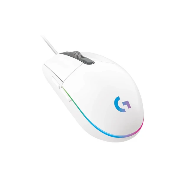 მაუსი - G102, LOGITECH  LIGHTSYNC RGB Gaming Mouse , 200–8,000 dpi, 6 buttons,  2.1 m  WHITE (L910-005824 )