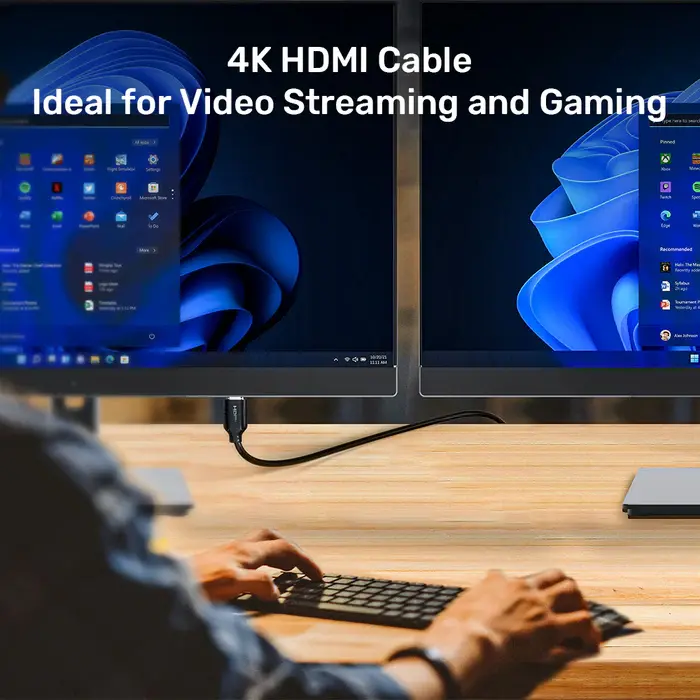 კაბელი, C11079BK-3M, UNITEK, 3M, HDMI 2.0 Male to Male.