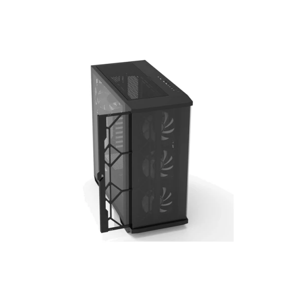 Zalman PC case Z10 Duo without PSU, 2xUSB3.0, 1xUSB Type-C, 3x140mm ARGB, 1x120mm ARGB, VGA 395mm, LCS ready, TG Side Panel, EATX, black
