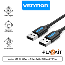 VENTION COJBF USB 2.0 A Male to A Male Cable 1M Black PVC Type