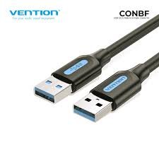 VENTION COJBG USB 2.0 A Male to A Male Cable 1.5M Black PVC Type