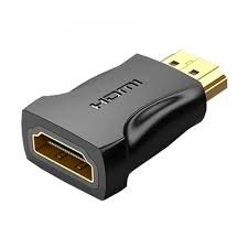 VENTION AIMB0 HDMI Male to Female Adapter Black
