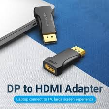 VENTION HBOB0 DisplayPort Male to HDMI Female Adapter Black (DP to HDMI)