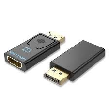 VENTION HBPB0 DisplayPort Male to HDMI Female 4K Adapter Black (DP TO HDMI)