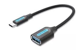 VENTION CCVBB USB 3.1(Gen 1) C Male to A Female OTG Cable 0.15M Black PVC Type