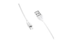 BOROFONE BX19 Benefit charging data cable for Lightning White