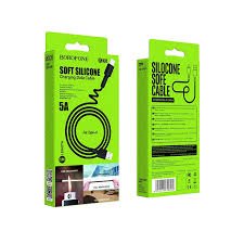 BOROFONE BX31 Soft silicone charging data cable for Type-C Black