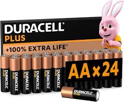 LR6/AA Duracell Basic  Blister 24, 24xAA, 1,5V/B 1 piece from a pack 160071
