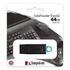 USB Flash Drive/ 64GB/ Kingston 64GB DataTraveler Exodia USB 3.2 Gen1