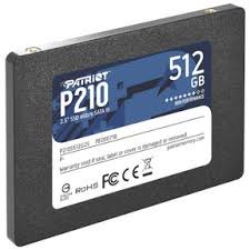 მყარი დისკი: Patriot P210 SSD 512GB SATA3 2.5 - P210S512G25