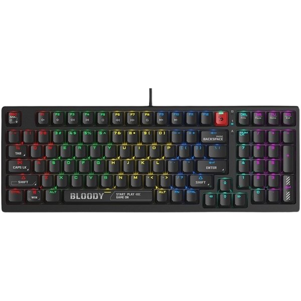 კლავიატურა: A4Tech Bloody S98 Mechanical Keyboard Bloody Black