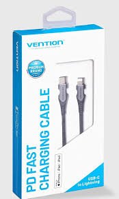 VENTION TACHG USB 2.0 C to Lightning Cable 1.5M Gray Aluminum Alloy Type
