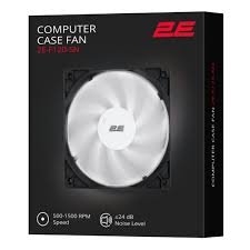 2E Case Fan F120-SN, 120mm, 500-1500rpm, 4pin 24dBa, black