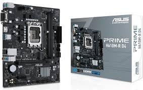 ASUS Motherboard PRIME H610M-R D4-SI s1700 H610 2xDDR4 M.2 HDMI D-Sub DVI mATX White BOX WITH ACCESSORY