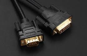 ვიდეო კაბელი UGREEN MM118 (30838), DVI 24+1 To VGA, 1.5m, Black