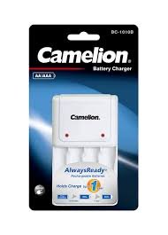 2673 Camelion დამტენი BC-1010B battery charger, TUV plug,White, double blister-easy open