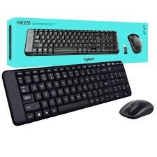 კლავიატურა - MK220, Logitech Wireless Keyboard & MouAse Combo  EN/RU (L920-003169)