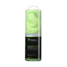 2Е Cleaning kit for office equipment (liquid 300ml, whipes: 20x20 - 1pc, 10x10 - 1pc), green