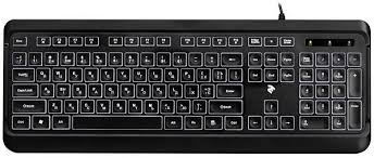 2E Keyboard KS120 White backlight USB Black