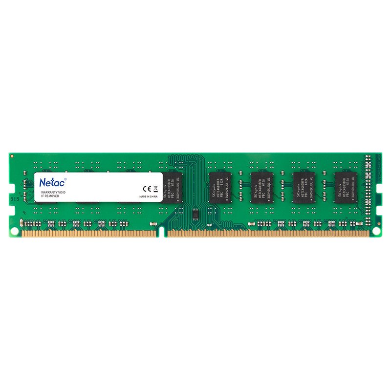 ოპერატიული მეხსიერება NTBSD3P16SP-08 NETAC 8GB  DDR3-1600, C11, 240-Pin, PC3-12800 1.5V JEDEC Single Channel