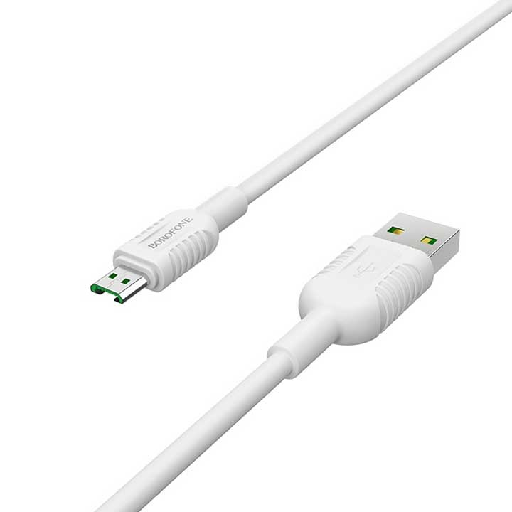 BOROFONE BX33 Micro 4A Billow flash charging data cable white