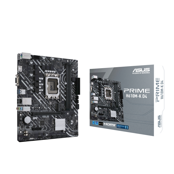 დედა დაფა: Asus PRIME H610M-K D4 2DDR4 LGA1700 - 90MB1A10-M0EAY0