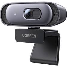 ვებკამერა UGREEN 15728, 2Mp, FHD, Built-in Microphone, Webcam, Gray/Black