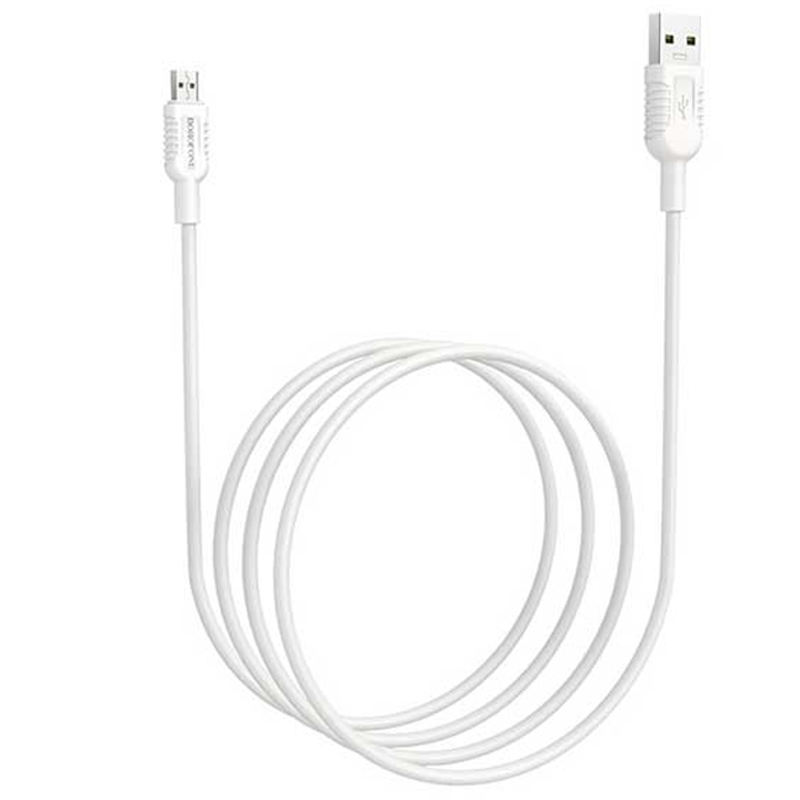 BOROFONE BX33 Micro 4A Billow flash charging data cable white