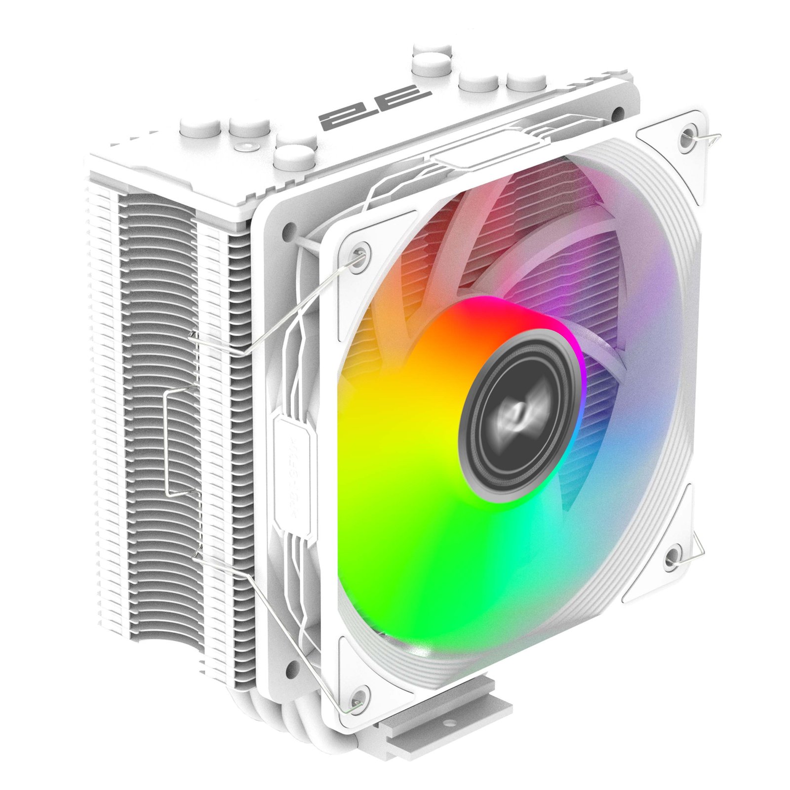 2E GAMING CPU cooler Air Cool ACN120W-ARGB, LGA1851, 1700, 1200, 115x, 1366, AM5, AM4, AM3, AM3+, AM2 ,AM2+, FM2, FM1 4pin PWM, 3pin +5VARGB, TDP 180W
