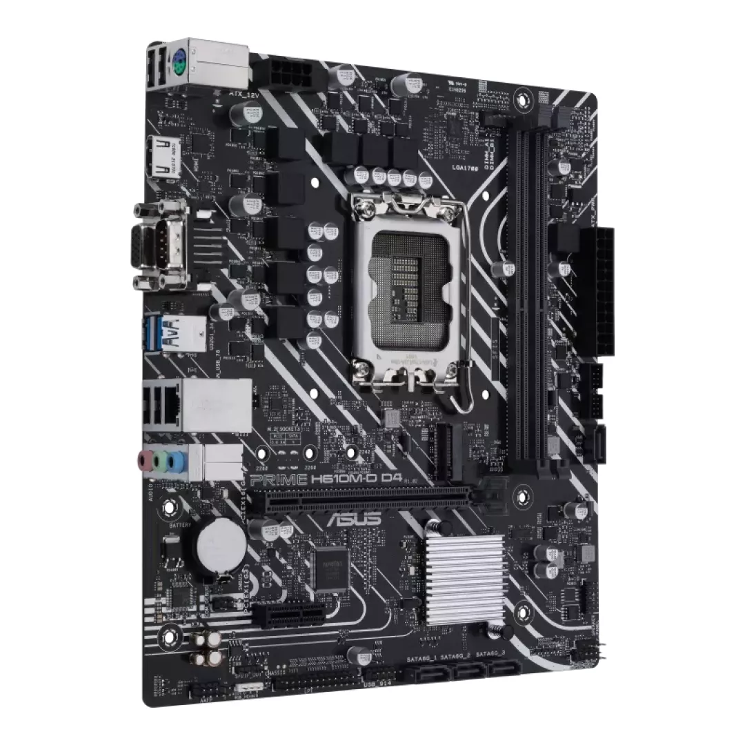ASUS Motherboard PRIME H610M-D D4 s1700 H610 2xDDR4 M.2 HDMI D-Sub mATX