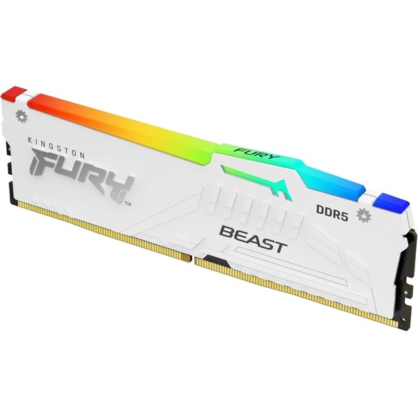 Kingston FURY (RGB) white 16GB 5600MHz DDR5 DIMM CL36 1Rx8 2G x 64-Bit