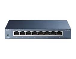 ქსელის გამანაწილებელი  TL-SG108, TP-Link, 8-Port 10/100/1000Mbps Desktop Switch