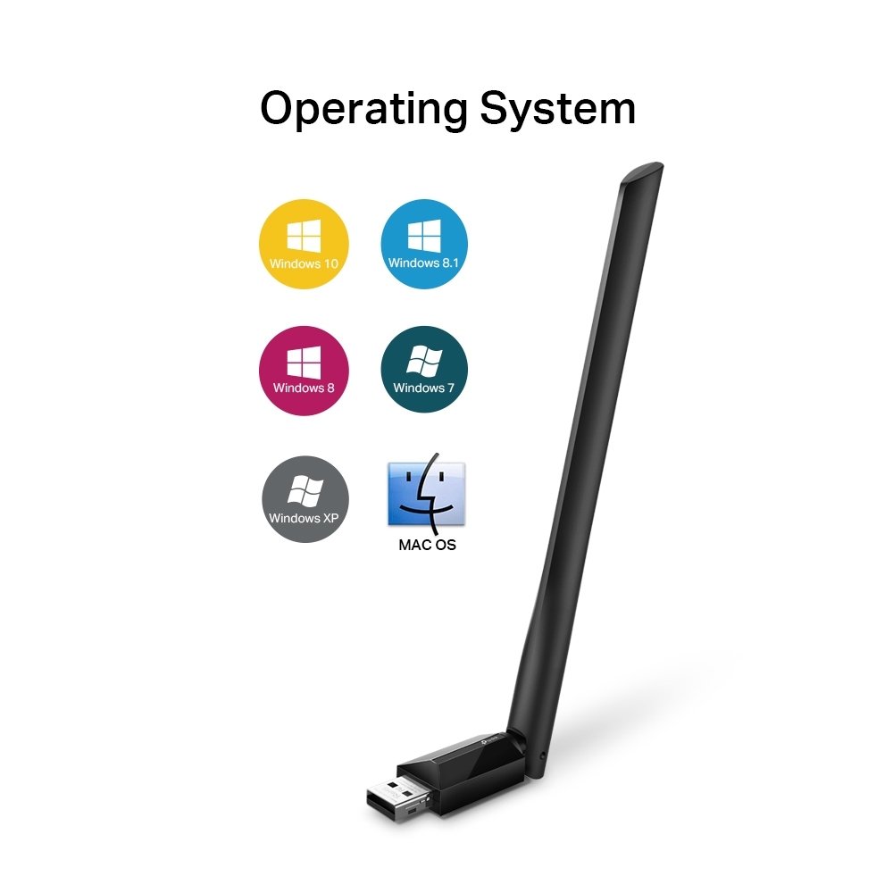 რადიო ქსელი - Archer T2U Plus, TP-Link, AC600 Wireless Dual Band USB Adapter
