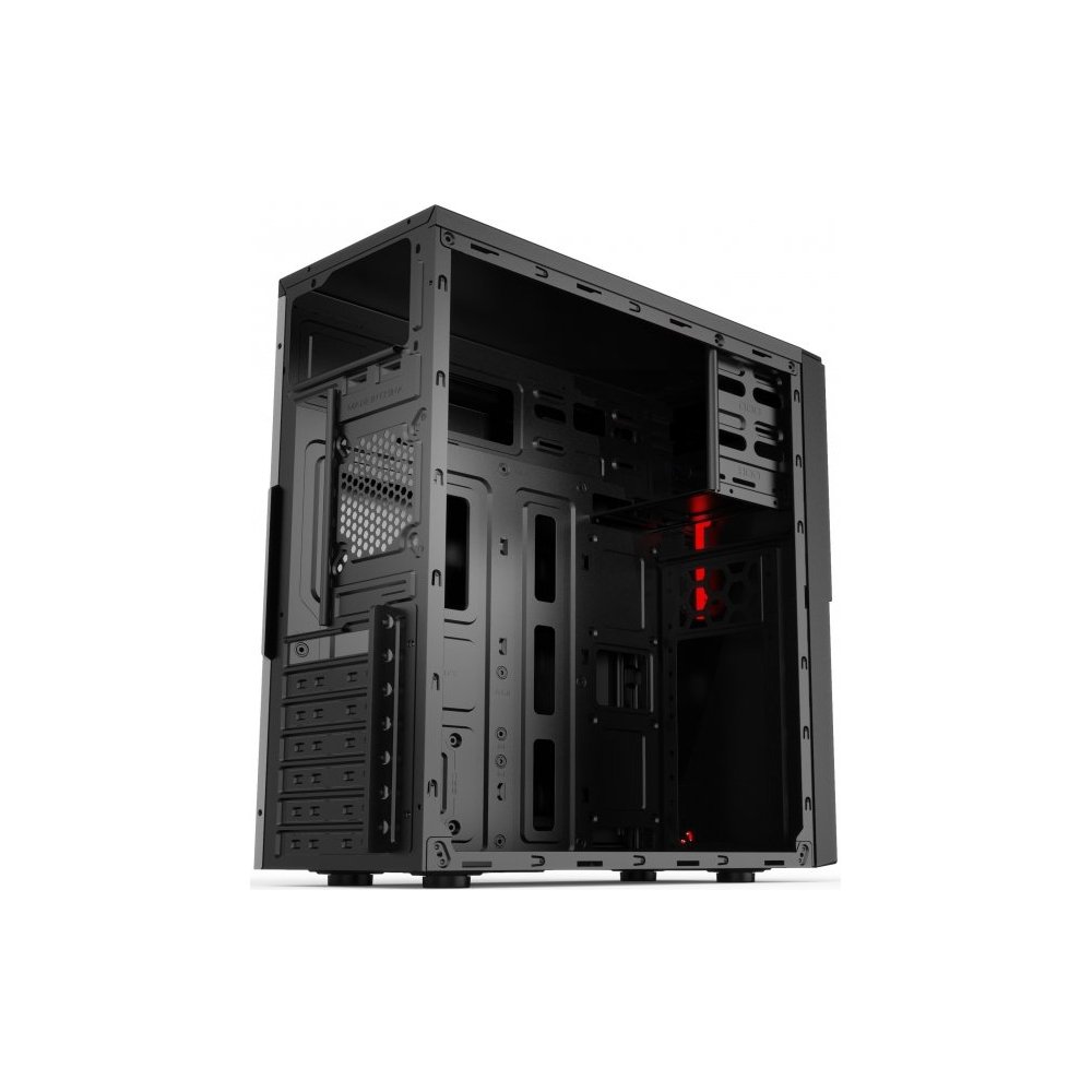 2E PC case Alfa E190-3U without PSU, 2xUSB3.0, 1xUSB2.0, VGA 320mm, ATX, black