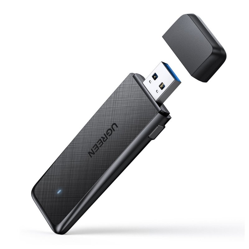 Wi-Fi ადაპტერი UGREEN CM492 (50340) AC1300 Wireless Network Adapter, USB3.0, 1300Mbps, Black