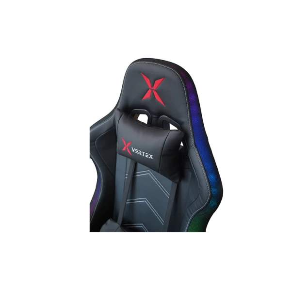 გეიმერული სავარძელი: Vertex Ilidan Gaming Chair RGB Black PU