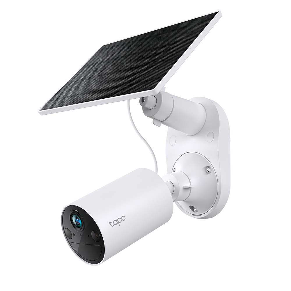 კამერა, Tapo C410 KIT, TP-Link, 2K,3MP გაფართოების  გარე გამოყენების მზის ენერგიაზე მომუშავე  ღამის ხედვით .