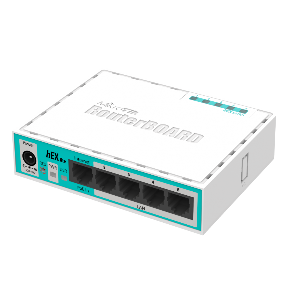 როუტერი MikroTik RB750r2 hEX lite