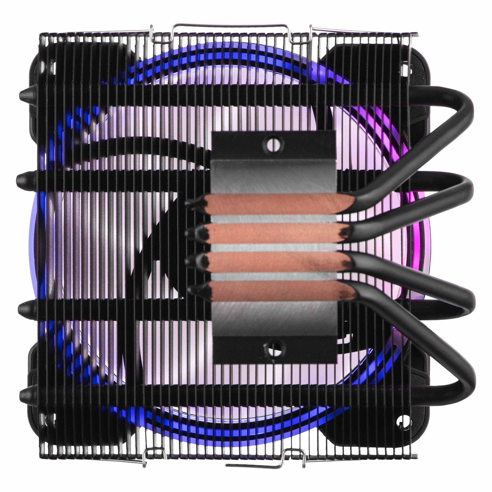 2E GAMING CPU cooler Air Cool AC120T4-ARGB, LGA1700, 1200, 115x, 1366, AM5, AM4, AM3, AM3+, 4pin PWM, 3pin +5VARGB, TDP 130W
